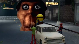 The Obunga get away car! - gmod Funny moments