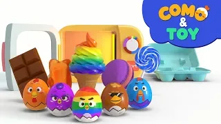 Como | Microwave 2 | Learn colors and words | Cartoon video for kids | Como Kids TV