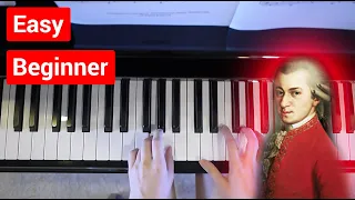 Canon in C - Johann Pachelbel (Easy Piano Tutorial for Beginners with sheet)