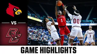 Louisville vs. Boston College 2023 New York Life ACC Men's Basketball Tournament Highlights