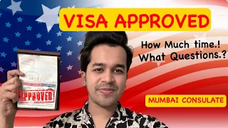My US Visa Interview Experience | Question asked | Mumbai Consulate | what to Expect.! J1,F1 etc