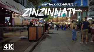 Cincinnati Nightlife Oktoberfest Zinzinnati Walking Tour - 4K HD