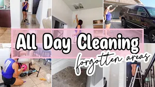 ALL DAY CLEAN WITH ME | CLEANING ALL THE FORGOTTEN AREAS! | SAHM CLEANING MOTIVATION | Giraffe Tools