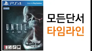 PS4 언틸던 - 스토리 정리 (단서 타임라인)  Until Dawn Korean