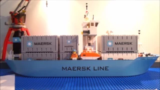 lego Custom Maersk container ship
