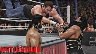 WWE 2K16 Battleground 2016 : Dean Ambrose vs Roman Reigns vs Seth Rollins Triple Threat Match!