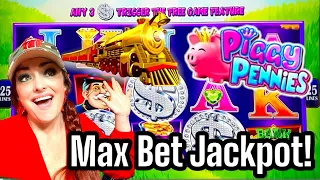 The Best NICKEL JACKPOT Handpay Ever! All Aboard! 🚂🚂🚂