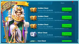 Rise of kingdoms - claiming all types of alliance chests
