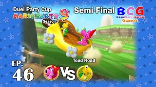 Mario Party 9 SS3 Duel Cup EP 46 - Semi-Final - Toad Road - Birdo VS K. Troopa