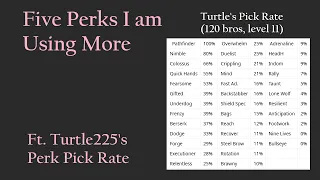 5 Perks I Underrated - Reflecting on My (and Turtle225's) Perk Selection