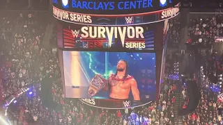 Big E and Roman Reigns Live Entrances 2021 Survivor Series