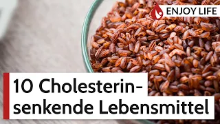 10 Nahrungsmittel, die den Cholesterinspiegel senken