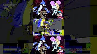 Friday Night Funkin Cartoon Corruption DEMO VS Mordecai & Rigby Pibby Mod（Final Punchies）#shorts