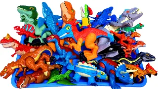 Lots of Jurassic World Jurassic park  Imaginext dinosaurs T-rex Pyroraptor Mosasaurs Giganotosaurus