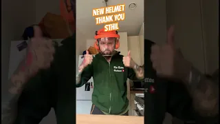 NEW Safety helmet from STHIL!!!! #garden #gardeningvideos #subscribe #sthil #hedgetrimming