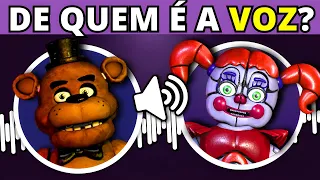 🐻 FNAF | ADIVINHE PELA VOZ | Prove que você é um verdadeiro fã de Five Nights at Freddy's | #quiz