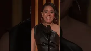 Regina Hall accepts Kevin Costner’s Best Actor award for Yellowstone | #GoldenGlobes #Shorts