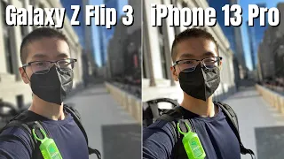 iPhone 13 Pro vs Samsung Galaxy Z Flip 3 Real World Comparison Test