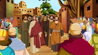 Bible stories for kids  - Zacchaeus ( Jesus Cartoon Animation in German )