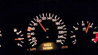 Mercedes-Benz E300TD Acceleration