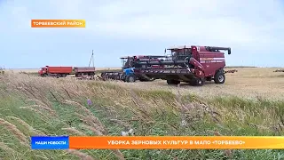 Уборка зерновых культур в МАПО «Торбеево»