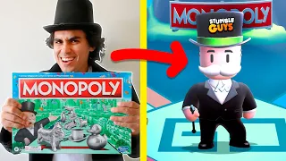 Eu Recriei o Jogo Monopoly no Stumble Guys