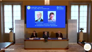 Announcement of the 2021 Nobel Prize in Chemistry