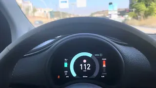 Fiat 500e La Prima by Bocelli Cabrio 0-130 Km/h Accelaration