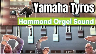 Yamaha Tyros 4 - Hammond Orgel Sound und Leslie mit Fußtaster