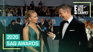 Scarlett Johansson Admits She's "Overwhelmed" at First-Ever SAGs | E! Red Carpet & Award Shows