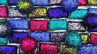 Compilation set★ASMR SOAP★Compilation set★Crushing soap★Cutting soap cubes★FOAM&GLITTER&STARCH★