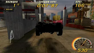 FlatOut 2. City Central 2, Flatmobile, 2x nitro - 21.37