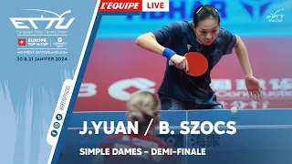 Jianan YUAN vs Bernadette SZOCS | TOP16 Européen | Demi-finale