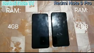 ⚡😱Xiaomi Redmi Note 9T VS Xiaomi Redmi Note 9 Pro | Speed Test😱⚡