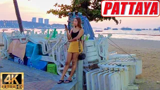 [4K] Pattaya Walk, Beach Road, Tree Town Bars, Soi Buakhao, Pattaya Tai, Soi 13/1