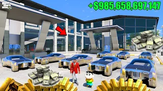 FRANKLIN And SHINCHAN BECOME BILLIONAIRE!! EVERYTHING IS FREE IN GTA5