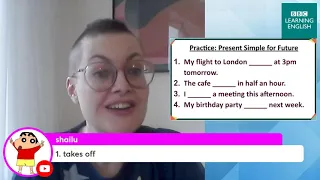 Live English Class: How to use the present to talk about the future