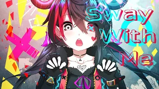 [nightcore] Saweetie & GALXARA - Sway With Me (lyrics)