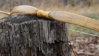 How to Make - Most Unique Primitive Bow from bamboo Step by Step - bamboo sinew composite bow