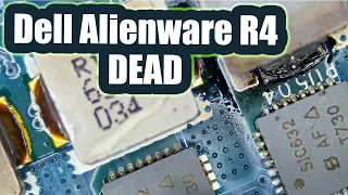 Dell Alienware R4 17" Motherboard shorted out. No power. Can we save it?