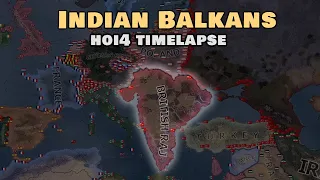 What if India swapped with the Balkans? | HOI4 Timelapse