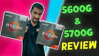 AMD Ryzen 5 5600G vs Ryzen 7 5700G APU Review with Benchmarks | Hindi
