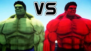 Hulk vs Red Hulk - Epic Battle