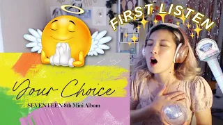 SEVENTEEN - 'YOUR CHOICE' 8TH MINI ALBUM REACTION 🎵💿💎 FIRST LISTEN PARTY