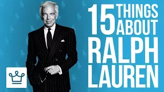 15 Things You Didn't Know About Ralph Lauren