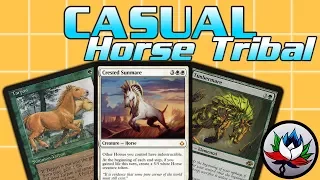 MTG – W/G “Budget” Horse Tribal Casual Deck Tech for Magic: The Gathering!