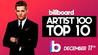 Billboard Artist 100 Top 10 December 11th, 2021 Countdown