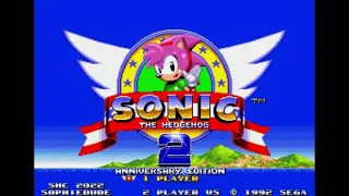 Sonic Hack Longplay - Sonic the Hedgehog 2: Anniversary Edition - Pink Update