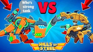 HILLS OF STEEL LEGENDARY TANK SCORPION VS REX FIGHT WITCH TANK IS BEST