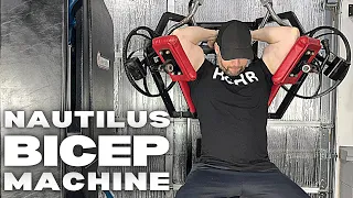 The Nautilus Compound Movement Bicep Curl Machine - One of the First Nautilus Machines